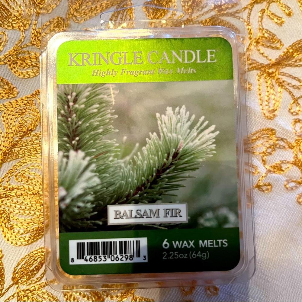 Kringle Candle NEW Wax Melts Balsam Fir 6 Melts